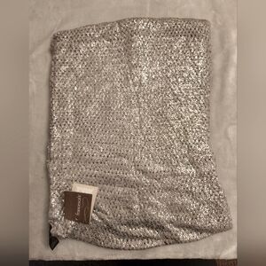 Francesca's Mettalic Flecked Scarf